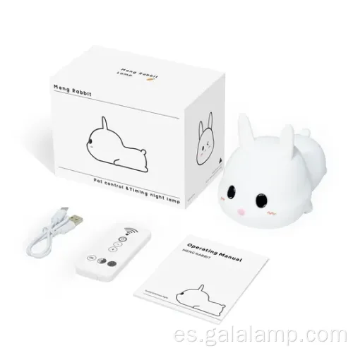 Adorable luz nocturna con temática de animales para la habitación del bebé